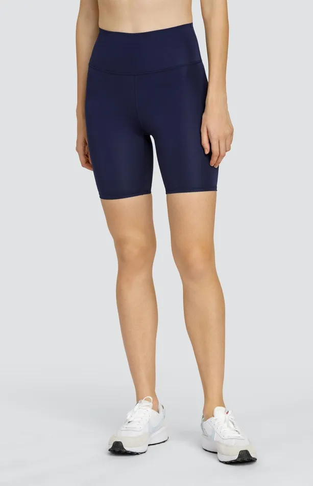 Women Tail Activewear Shorts Exhale 7034 Biker Short Navy Blue
