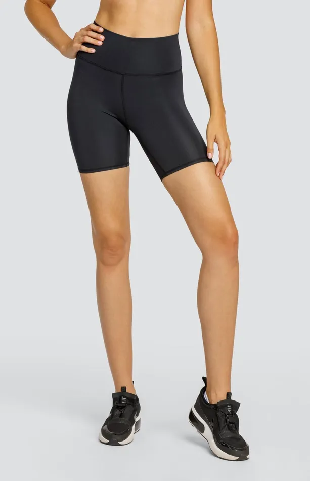 Women Tail Activewear Shorts Exhale 7034 Biker Short Onyx Black