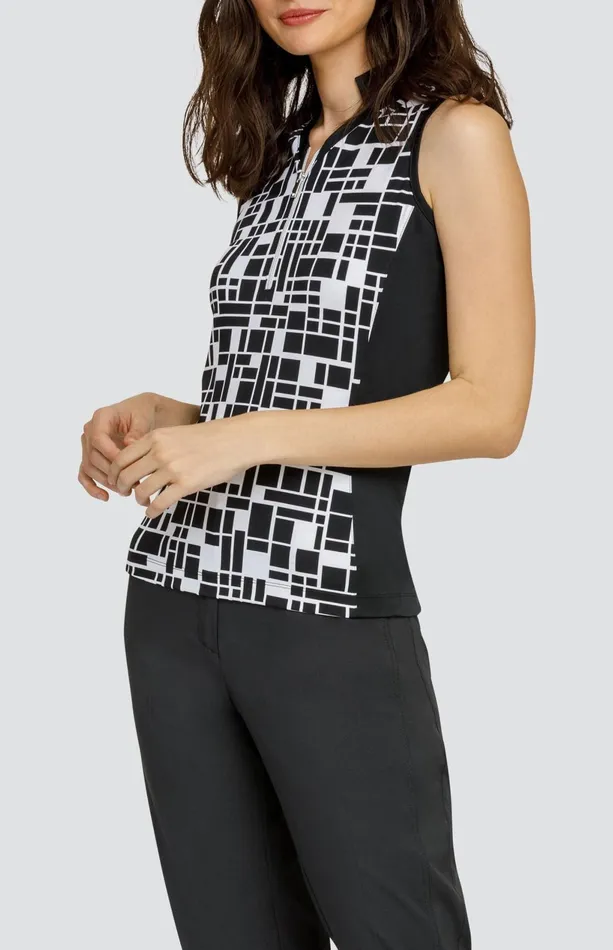 Women Tail Activewear Sleeveless Florentina Top Tetra Geo