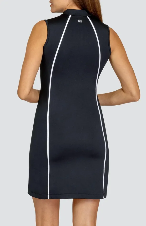 Women Tail Activewear Sleeveless Mika 365034 Dress Onyx Black