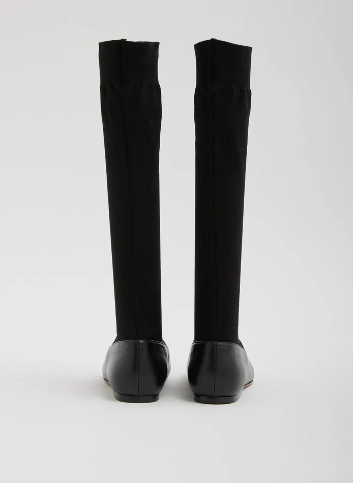 Women Tibi Boots Borg Sock Shoe 8211 Tall