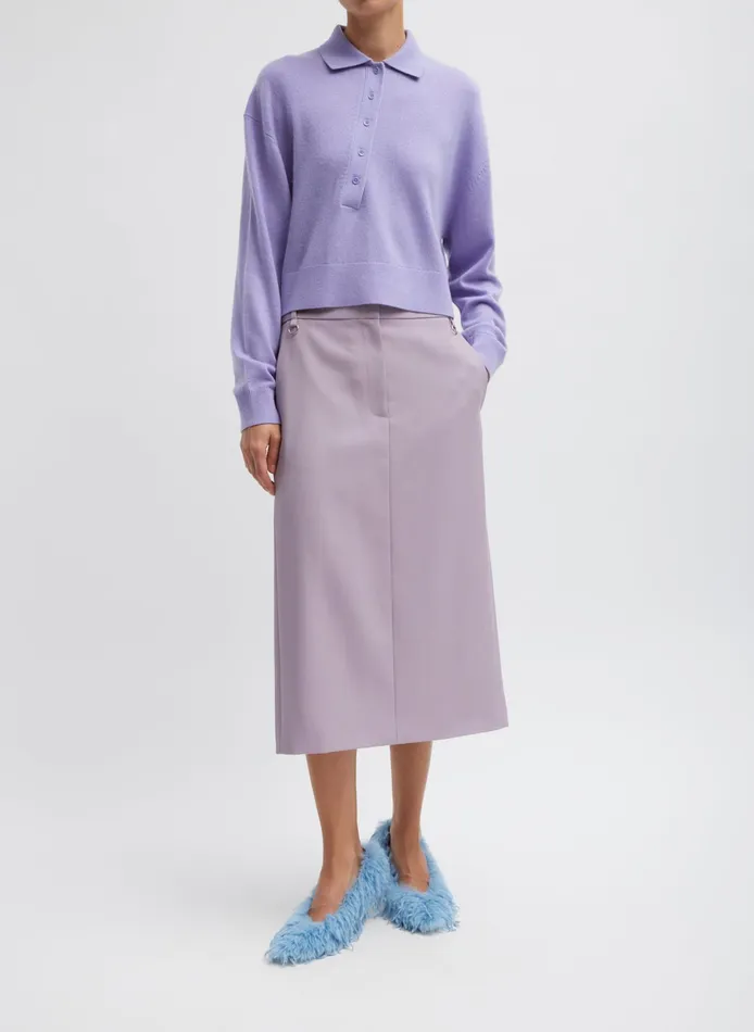 Women Tibi Skirts Grain De Poudre Convertible Pleated Skirt