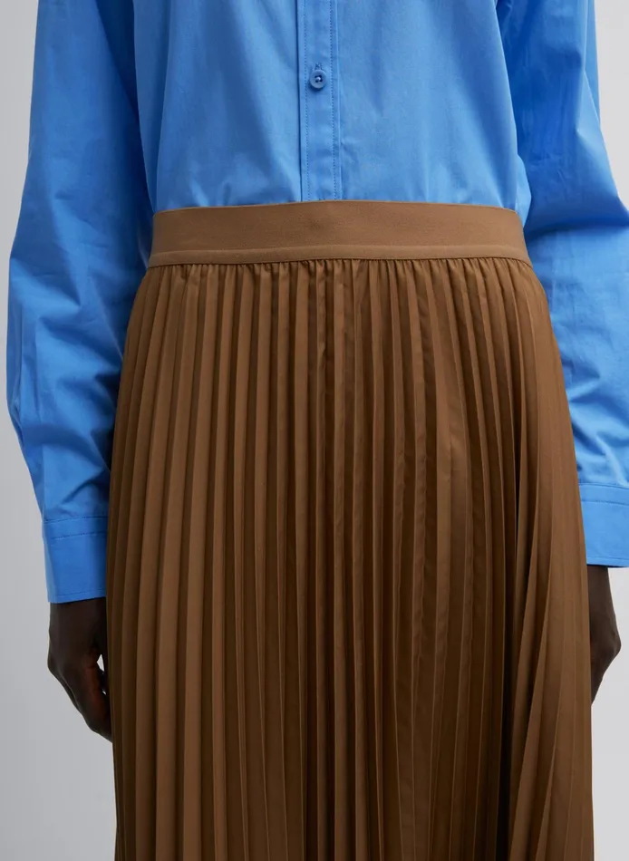 Women Tibi Skirts Nylon Pleating Sunray Pull On Skirt
