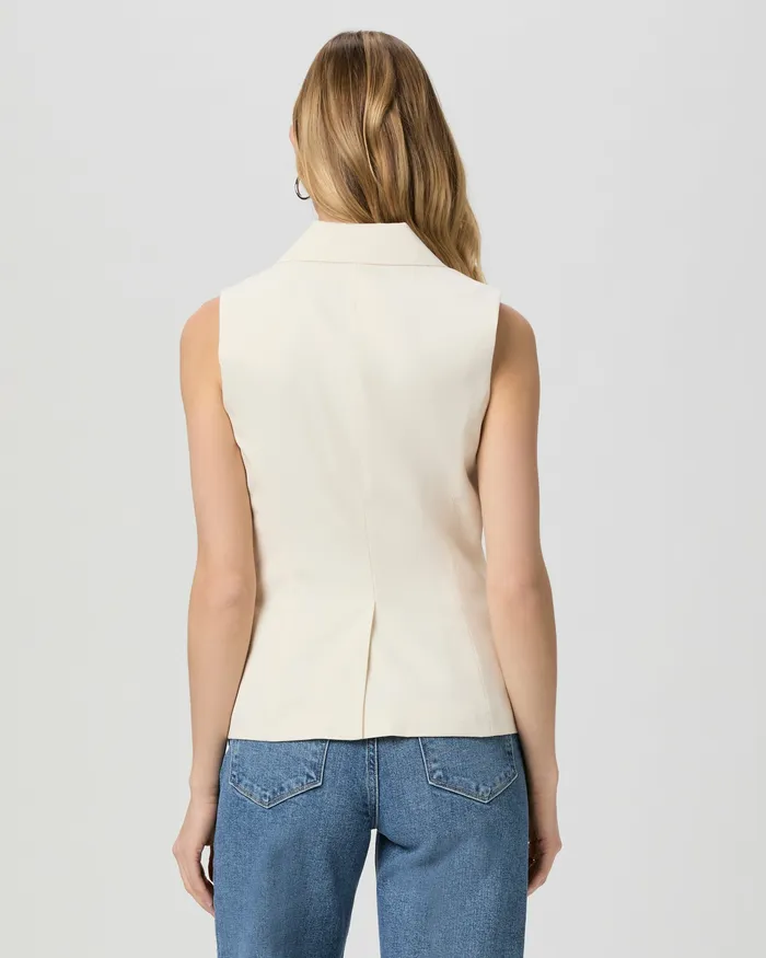 Women Tops and Blouses PAIGE Palomina Vest 8211 Ivory Women Tops and Blouses PAIGE Palomina Vest 8211 Ivory