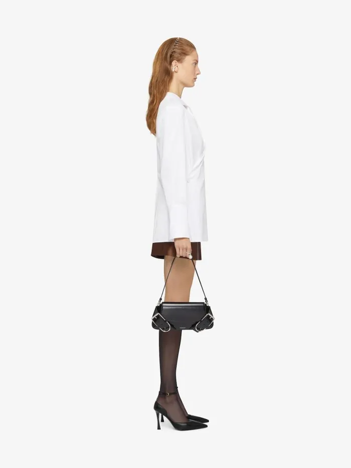 Women Tops and Shirts Givenchy Wrap Shirt In Poplin White