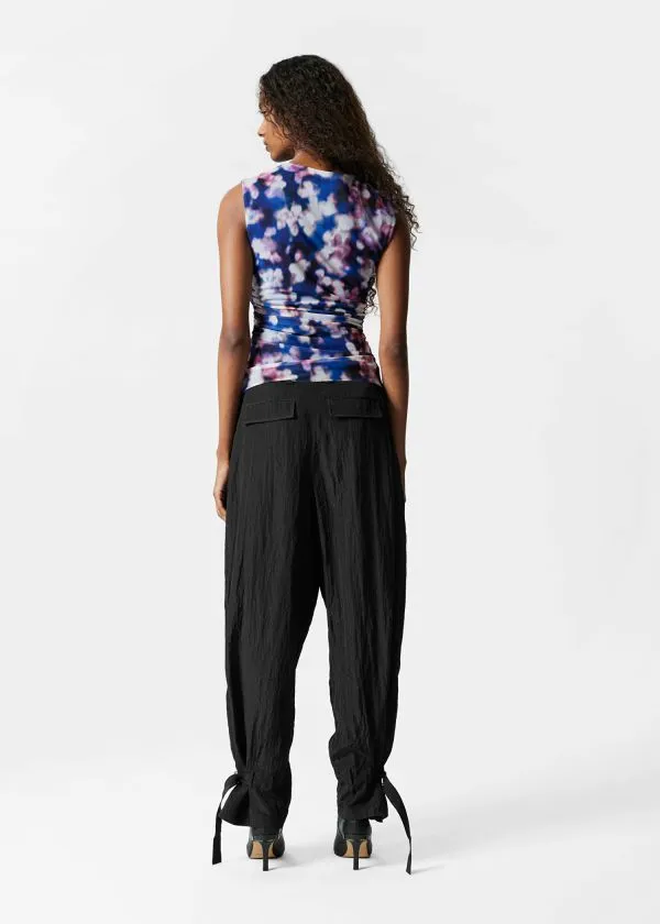 Women Tops and Tshirts and Other Stories Draped Top Blue Pattern