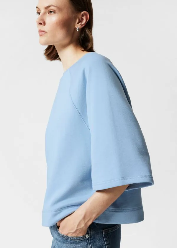 Women Tops and Tshirts and Other Stories Jersey Sweater Light Blue