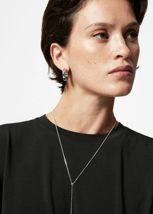 Women Tops and Tshirts and Other Stories LongSleeve Jersey Top Black