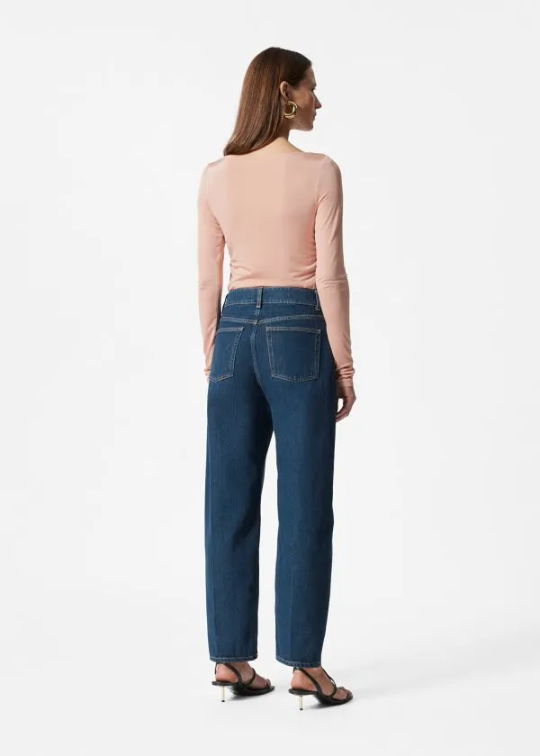 Women Tops and Tshirts and Other Stories Ruched Top Pink