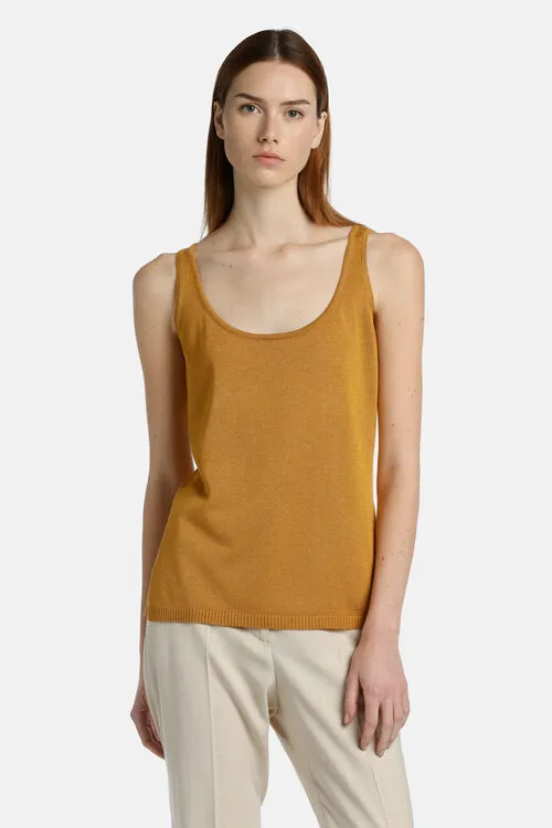 Women Tops and TShirts Luisa Spagnoli Cunicolo Cunicolo Mustard
