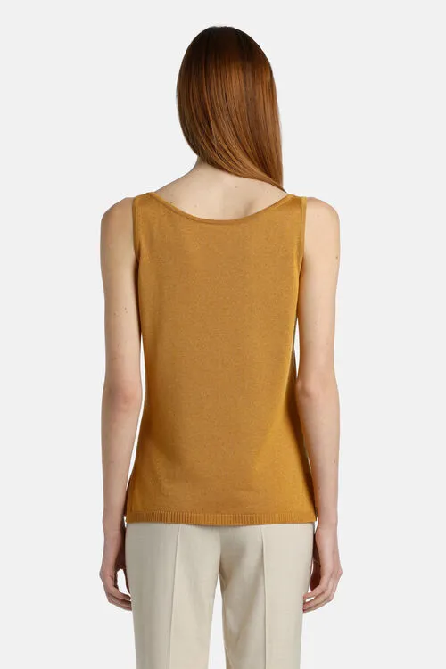 Women Tops and TShirts Luisa Spagnoli Cunicolo Cunicolo Mustard Women Tops and TShirts Luisa Spagnoli Cunicolo Cunicolo Mustard
