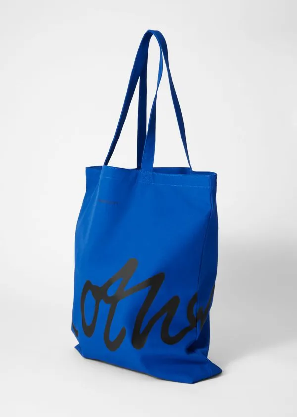 Women Tote Bags and Other Stories Canvas Tote Cobalt Blue