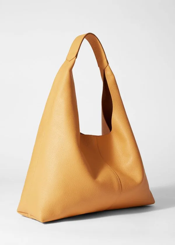 Women Tote Bags and Other Stories Classic Leather Tote Bag Yellow