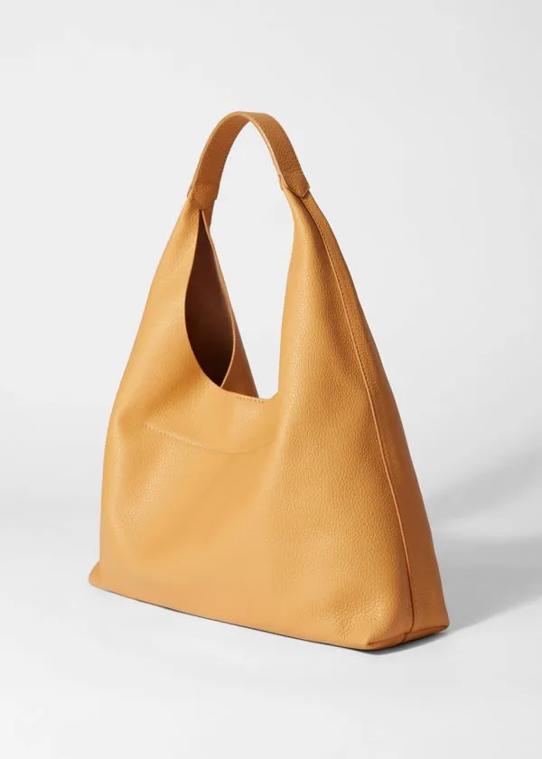 Women Tote Bags and Other Stories Classic Leather Tote Bag Yellow