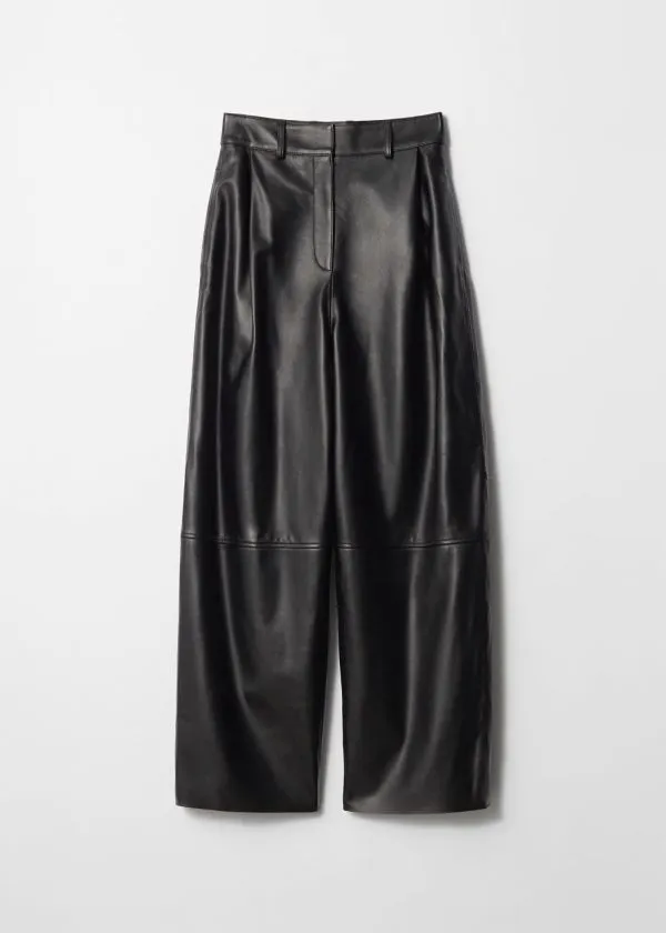 Women Trousers and Other Stories Leather Trousers Black