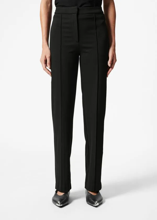 Women Trousers and Other Stories StraightLeg Trousers Black
