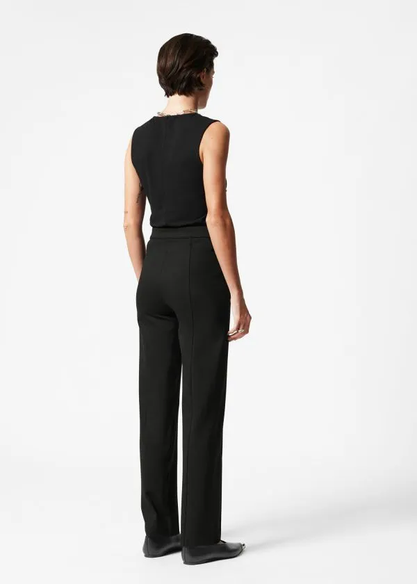 Women Trousers and Other Stories StraightLeg Trousers Black