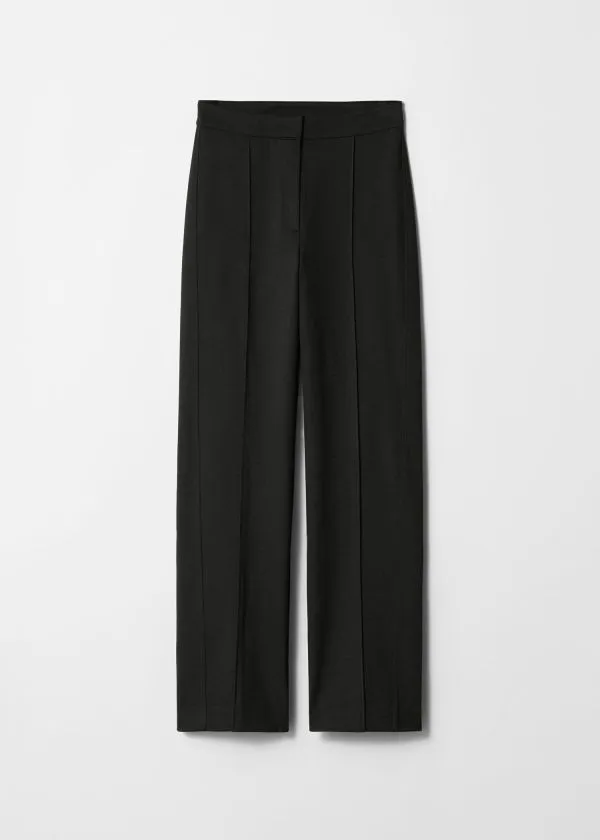 Women Trousers and Other Stories StraightLeg Trousers Black