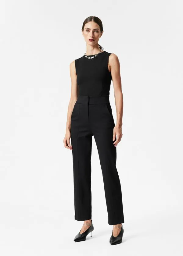 Women Trousers and Other Stories Tailored Trousers Black