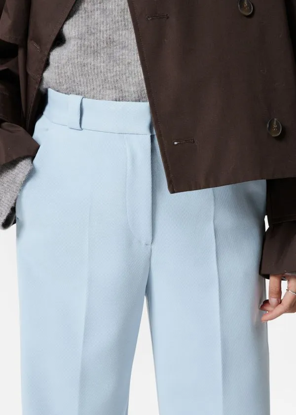 Women Trousers and Other Stories Wide PressCrease Trousers Light Blue