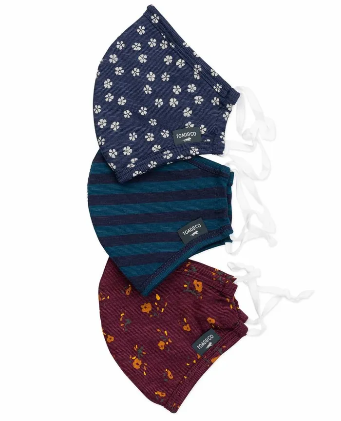 Women Underwear and Accessories Toad and Co Sustainable Knit Face Mask Pack Of 3 Samba 3 Pack A Women Underwear and Accessories Toad and Co Sustainable Knit Face Mask Pack Of 3 Samba 3 Pack A