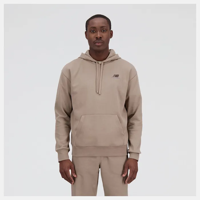 Women Unissentials French Terry Hoodie MUSHROOM Hoodies and Sweatshirts New Balance Women Unissentials French Terry Hoodie MUSHROOM Hoodies and Sweatshirts New Balance