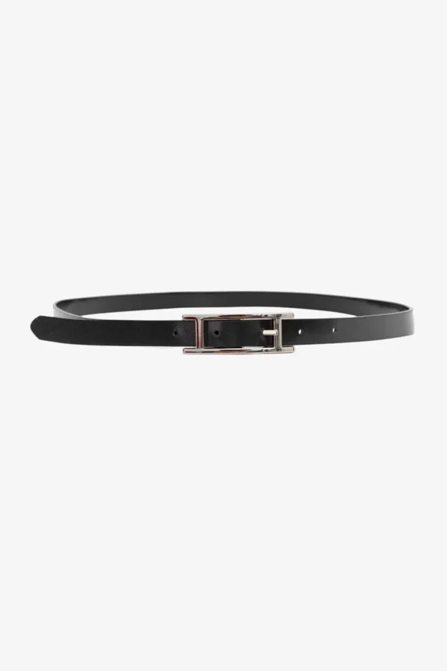 Women VIENNA Reversible Leather Belt Blackpatent LAMARQUE Belts