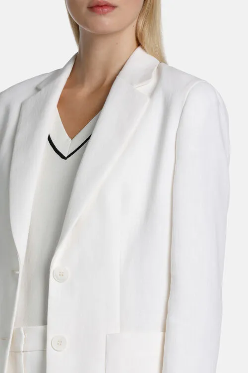 Women Vomano Vomano Bluette Jackets and Blazers Luisa Spagnoli Women Vomano Vomano Bluette Jackets and Blazers Luisa Spagnoli