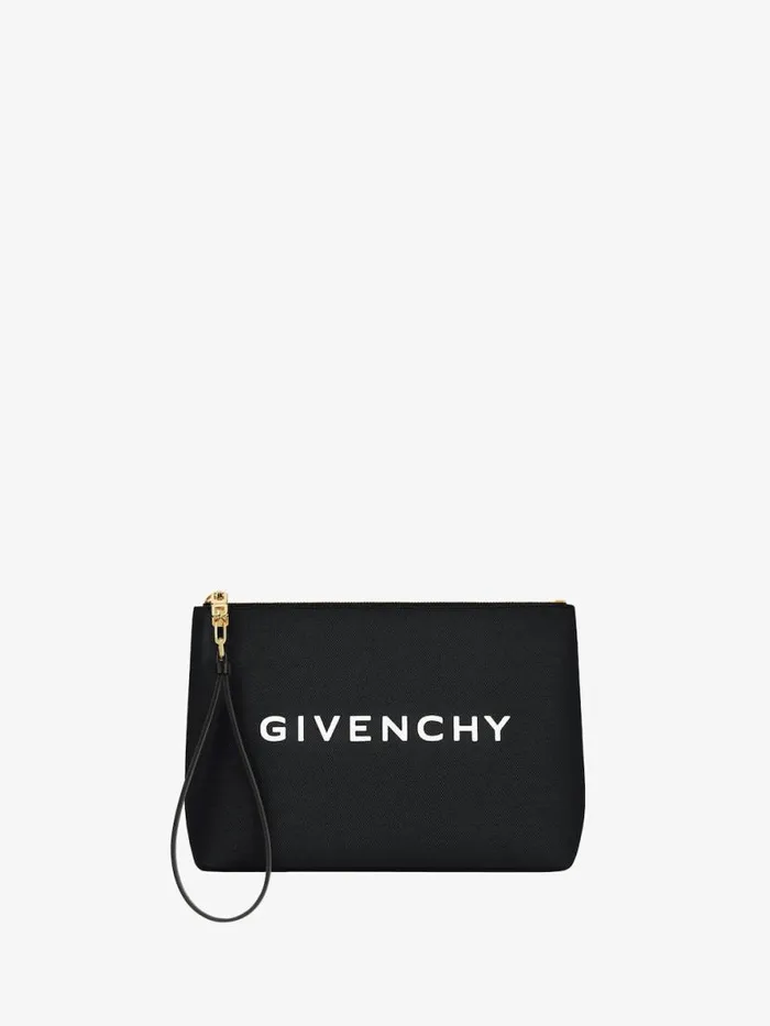 Women Wallets and Card Holders Givenchy GIVENCHY Travel Pouch In Canvas Black
