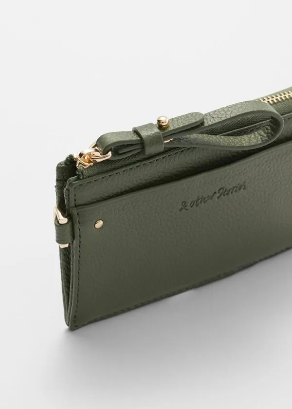 Women Wallets and Other Stories Classic Leather Wallet Green