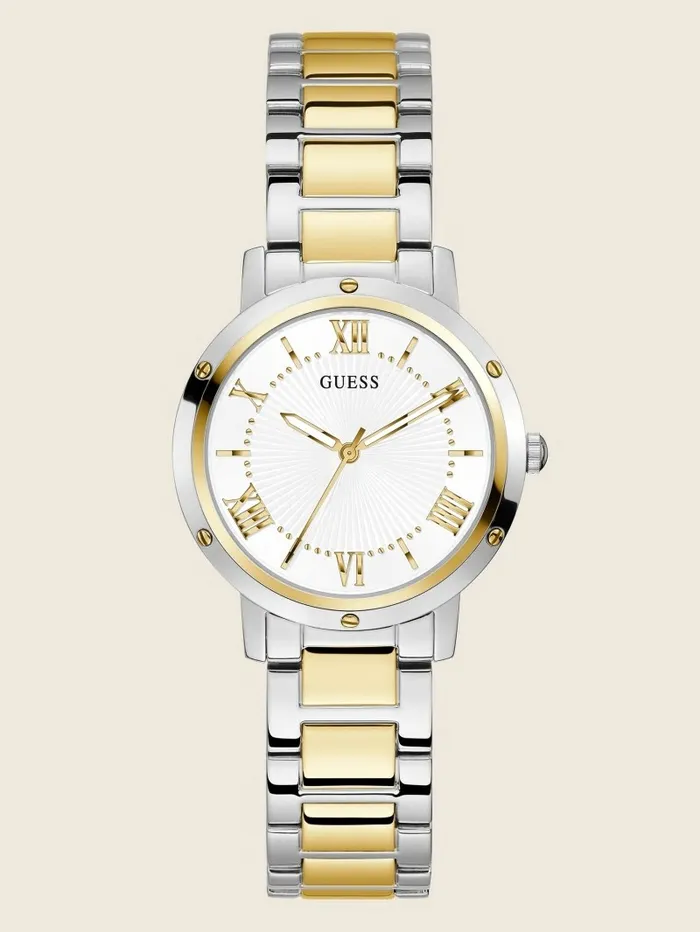 Women Watches GUESS TwoTone Analog Watch Rose Gold