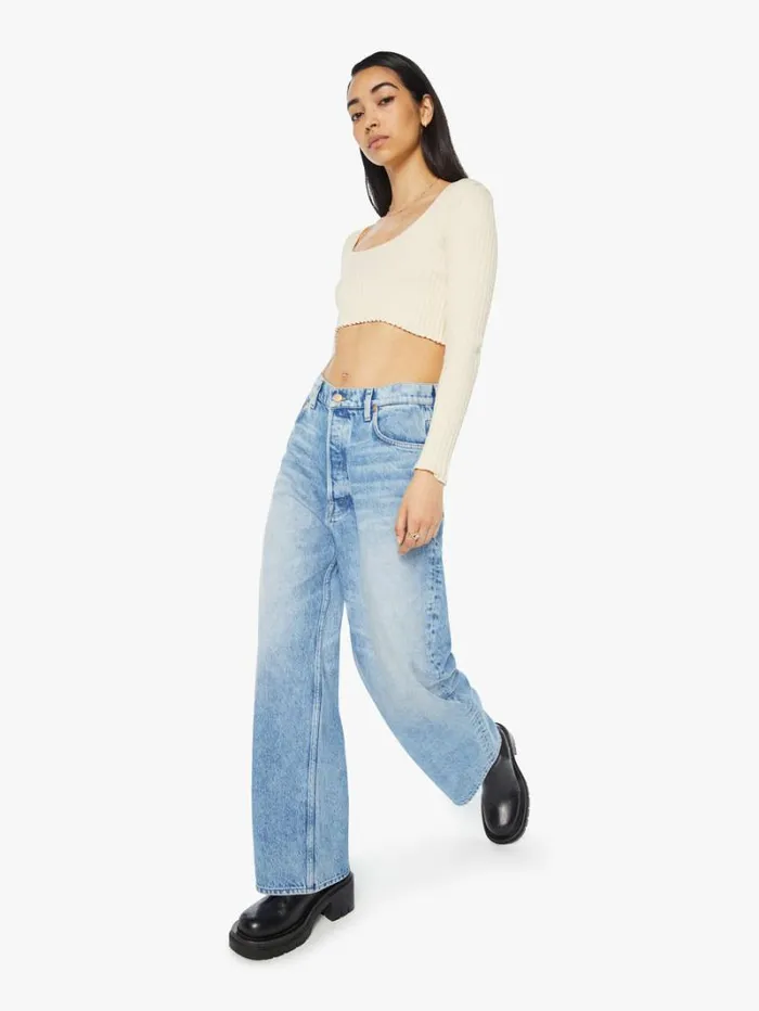 Women Wide Leg Mother Denim Snacks The Main Course Nerdy Wash Melt Women Wide Leg Mother Denim Snacks The Main Course Nerdy Wash Melt
