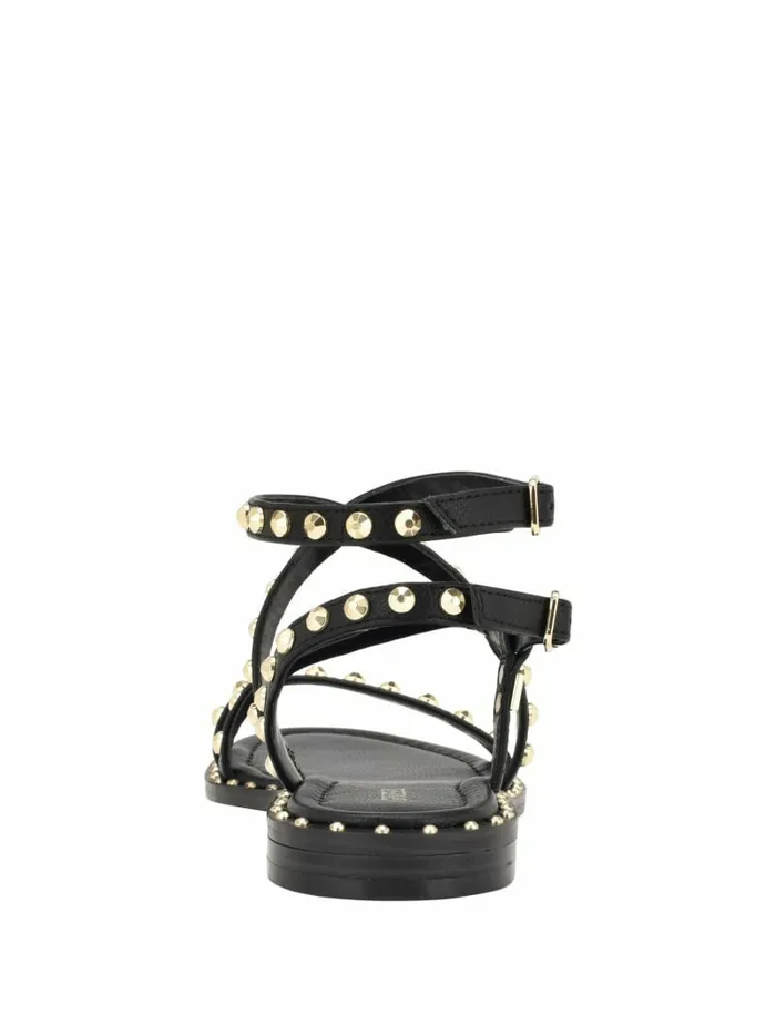 Women Yamara Studded Strappy Gladiator Sandals Black 001 Sandals GUESS Women Yamara Studded Strappy Gladiator Sandals Black 001 Sandals GUESS