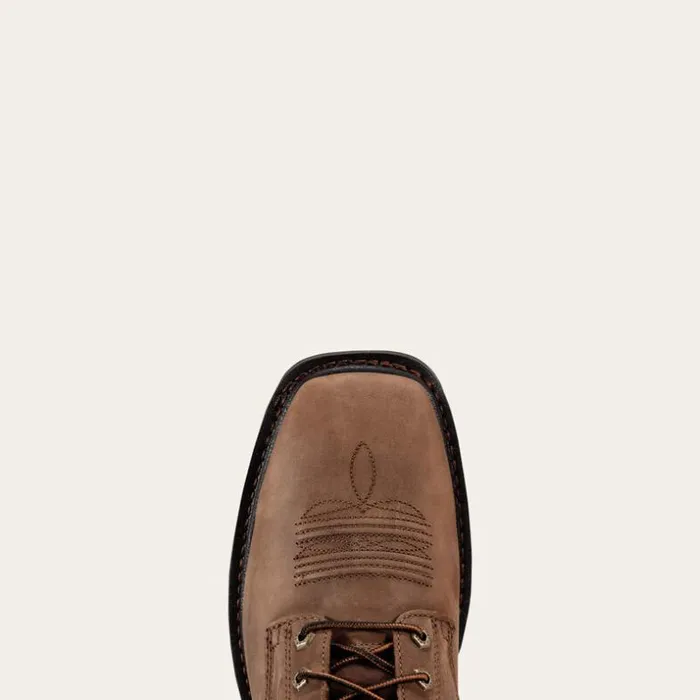 Work Boots Men Ariat Cascade 8034 Wide Square Toe Steel Toe Work Boot Alamo Brown Work Boots Men Ariat Cascade 8034 Wide Square Toe Steel Toe Work Boot Alamo Brown