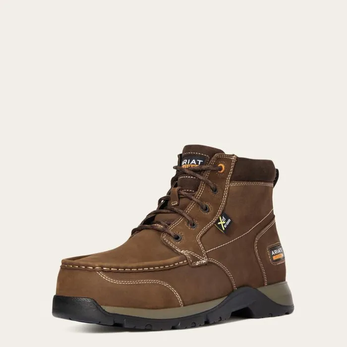 Work Boots Men Ariat Edge LTE Chukka MetGuard Composite Toe Work Boot Dark Brown Work Boots Men Ariat Edge LTE Chukka MetGuard Composite Toe Work Boot Dark Brown