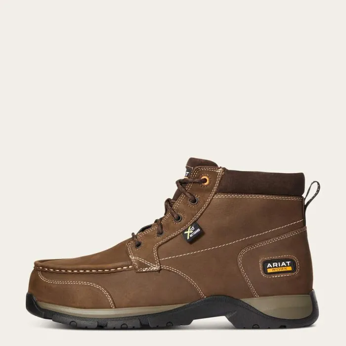 Work Boots Men Ariat Edge LTE Chukka MetGuard Composite Toe Work Boot Dark Brown Work Boots Men Ariat Edge LTE Chukka MetGuard Composite Toe Work Boot Dark Brown