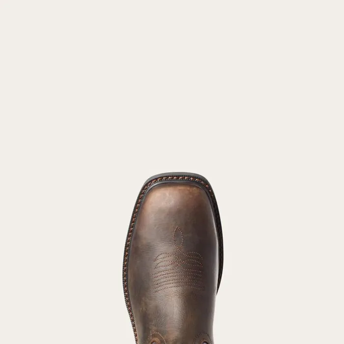 Work Boots Men Ariat Groundwork Waterproof Work Boot Dark Brown