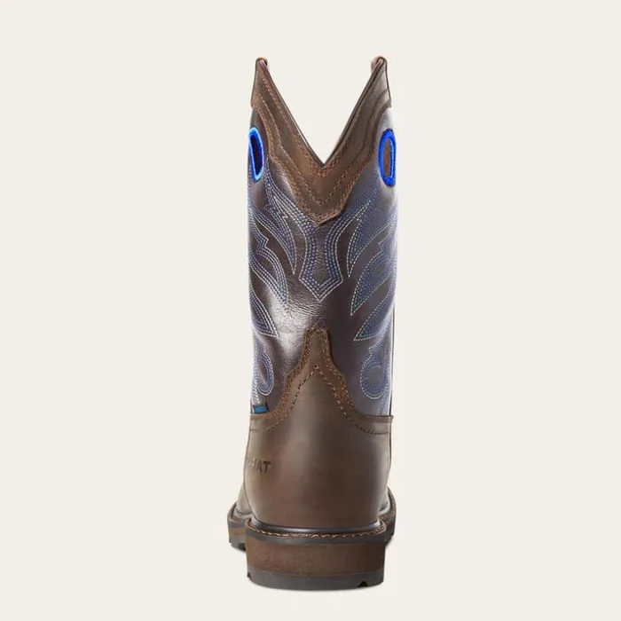 Work Boots Men Ariat Groundwork Waterproof Work Boot Dark Brown
