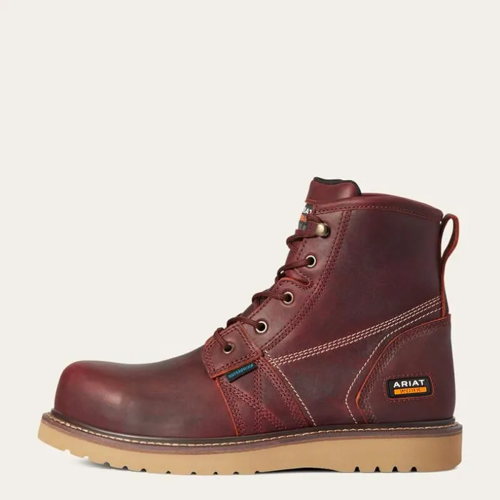 Work Boots Men Ariat Rebar Wedge 6034 Waterproof Composite Toe Work Boot Rusted Copper Work Boots Men Ariat Rebar Wedge 6034 Waterproof Composite Toe Work Boot Rusted Copper