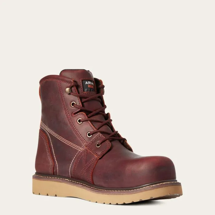 Work Boots Men Ariat Rebar Wedge 6034 Waterproof Composite Toe Work Boot Rusted Copper Work Boots Men Ariat Rebar Wedge 6034 Waterproof Composite Toe Work Boot Rusted Copper