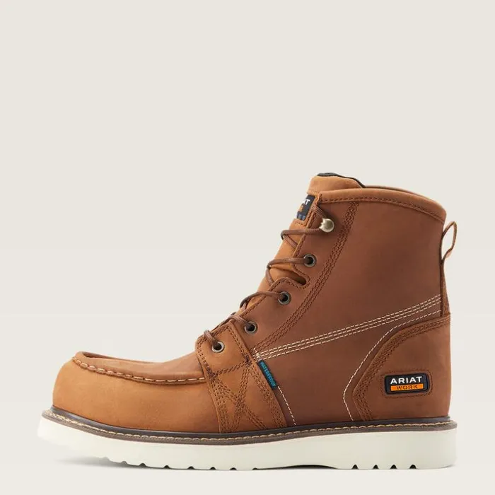 Work Boots Men Ariat Rebar Wedge Moc Toe 6034 Waterproof Composite Toe Work Boot Aged Honey Work Boots Men Ariat Rebar Wedge Moc Toe 6034 Waterproof Composite Toe Work Boot Aged Honey