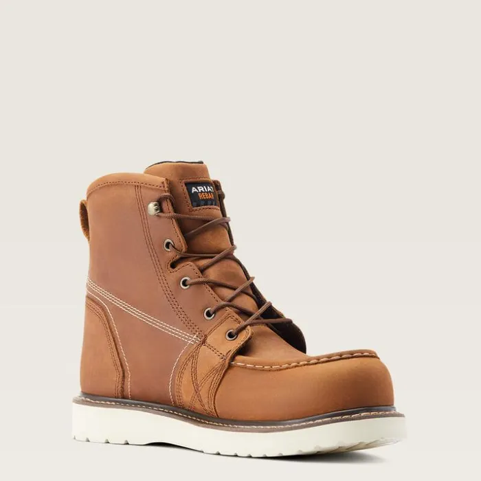 Work Boots Men Ariat Rebar Wedge Moc Toe 6034 Waterproof Composite Toe Work Boot Aged Honey Work Boots Men Ariat Rebar Wedge Moc Toe 6034 Waterproof Composite Toe Work Boot Aged Honey