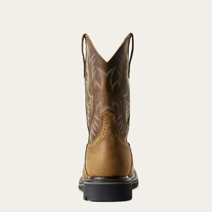 Work Boots Men Ariat Sierra Wide Square Toe Work Boot Aged Bark Work Boots Men Ariat Sierra Wide Square Toe Work Boot Aged Bark