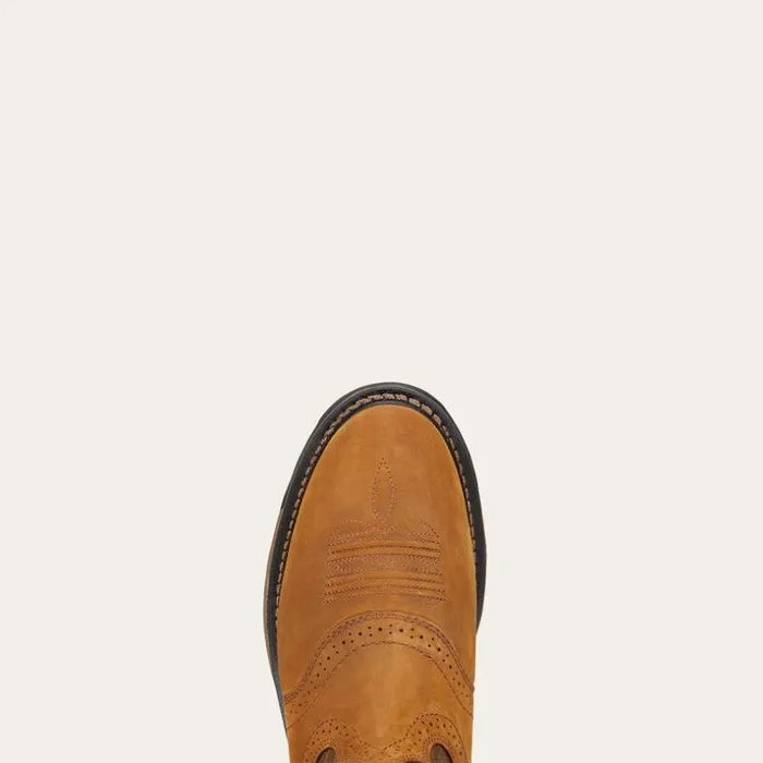 Work Boots Men Ariat WorkHog Pullon Work Boot Aged Bark Work Boots Men Ariat WorkHog Pullon Work Boot Aged Bark