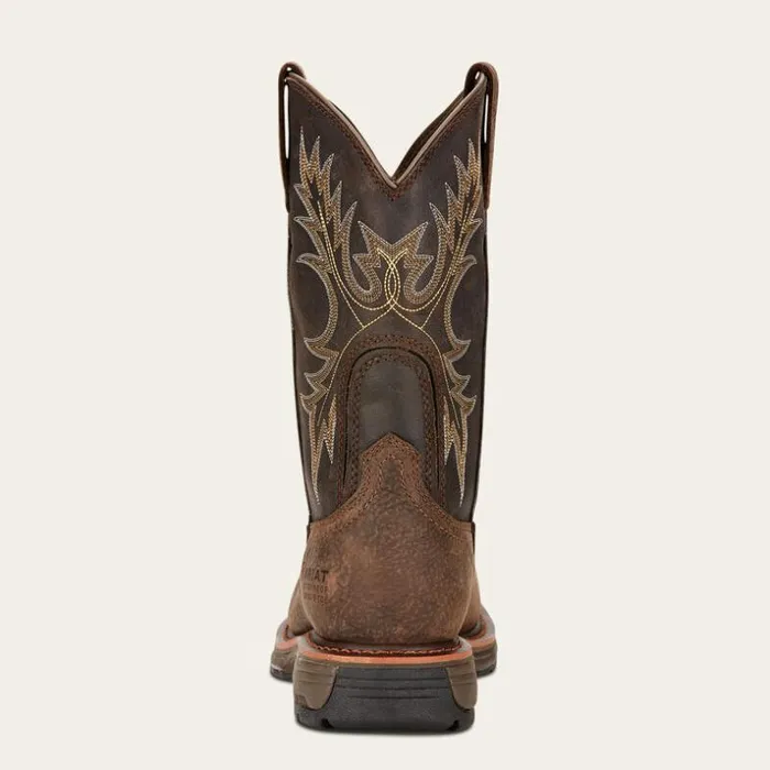Work Boots Men Ariat WorkHog Waterproof Composite Toe Work Boot Bruin Brown Work Boots Men Ariat WorkHog Waterproof Composite Toe Work Boot Bruin Brown