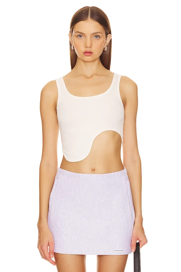 X Anja Dujakovic Sonya Tank White Women Lovers and Friends Tops