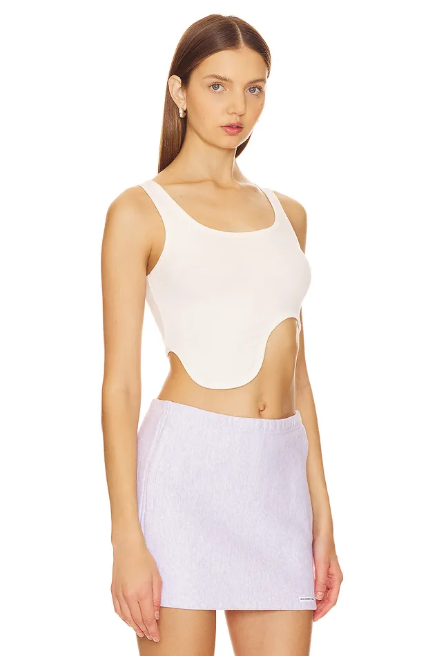 X Anja Dujakovic Sonya Tank White Women Lovers and Friends Tops X Anja Dujakovic Sonya Tank White Women Lovers and Friends Tops