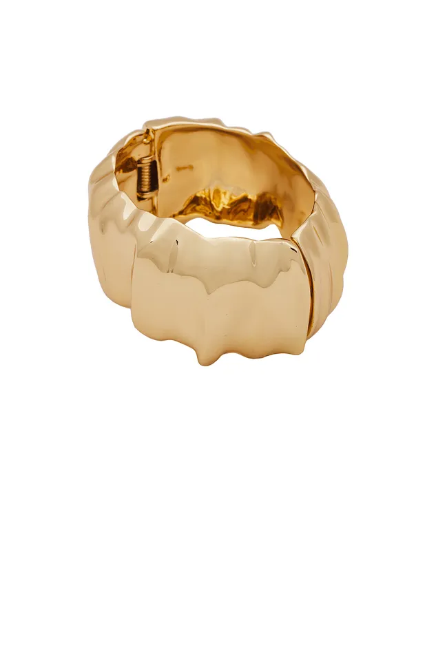 X Maggie Macdonald Jordy Bangle Gold Women Lovers and Friends Jewelry